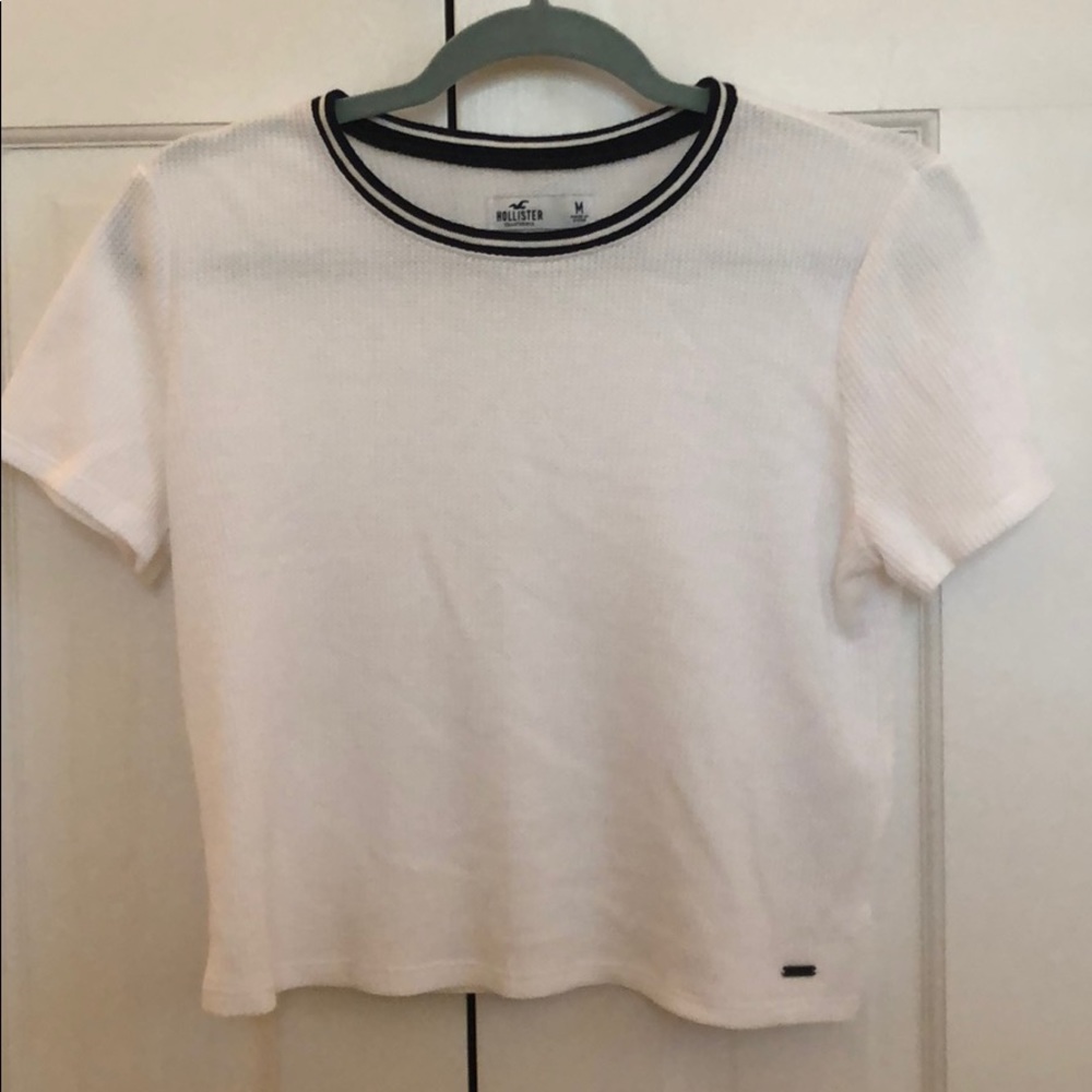 Hollister Ringer Tee (White)